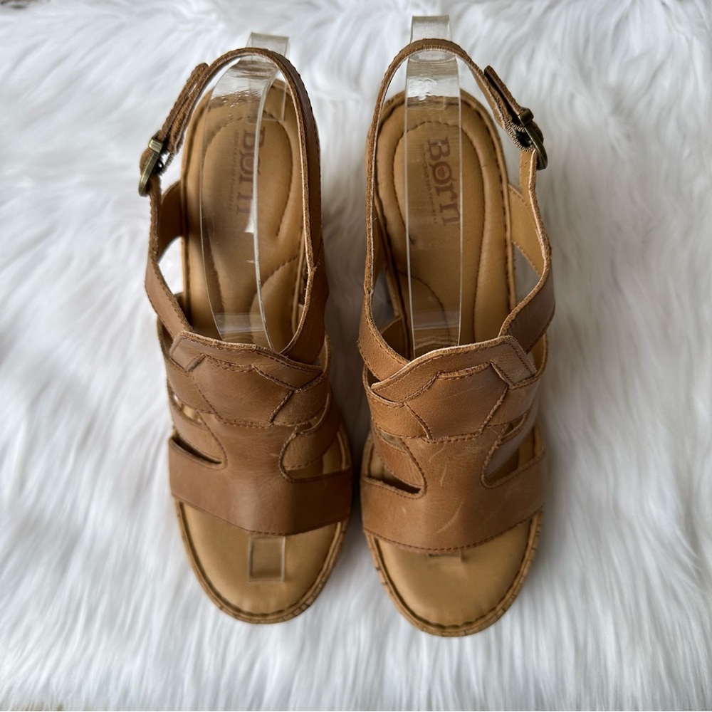 Born Leather Bernese Cage
Wedge Heel Sandals Size 8M 🌸 - Picture 7 of 12